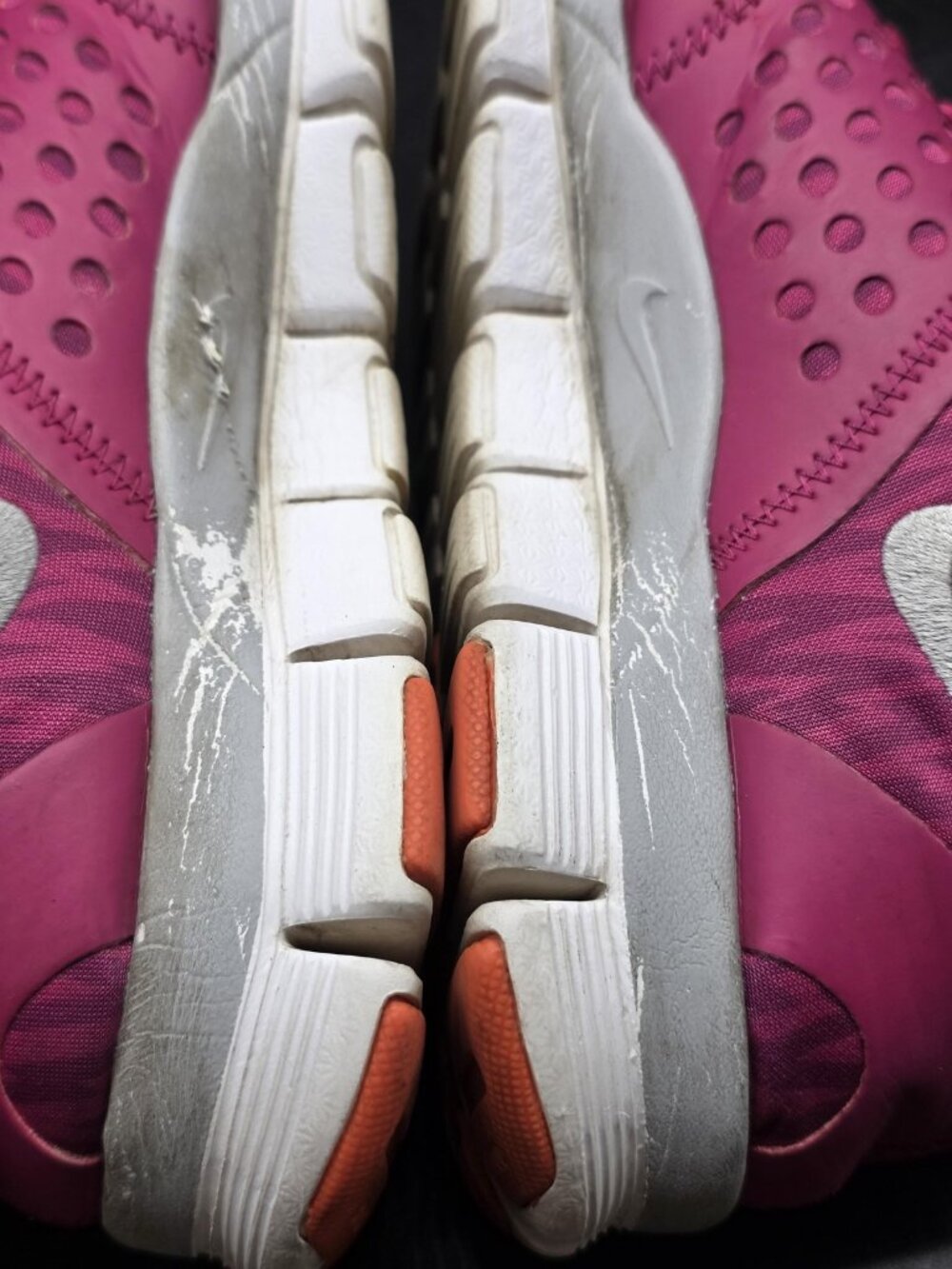 Nike Free 5.0 Shoes Womens Size 9 Pink Mesh Running Sneakers Damaged 511281-502 - Picture 12 of 15